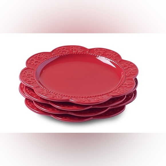 Ruby Lunch Plates (4) - Picture 2 of 3